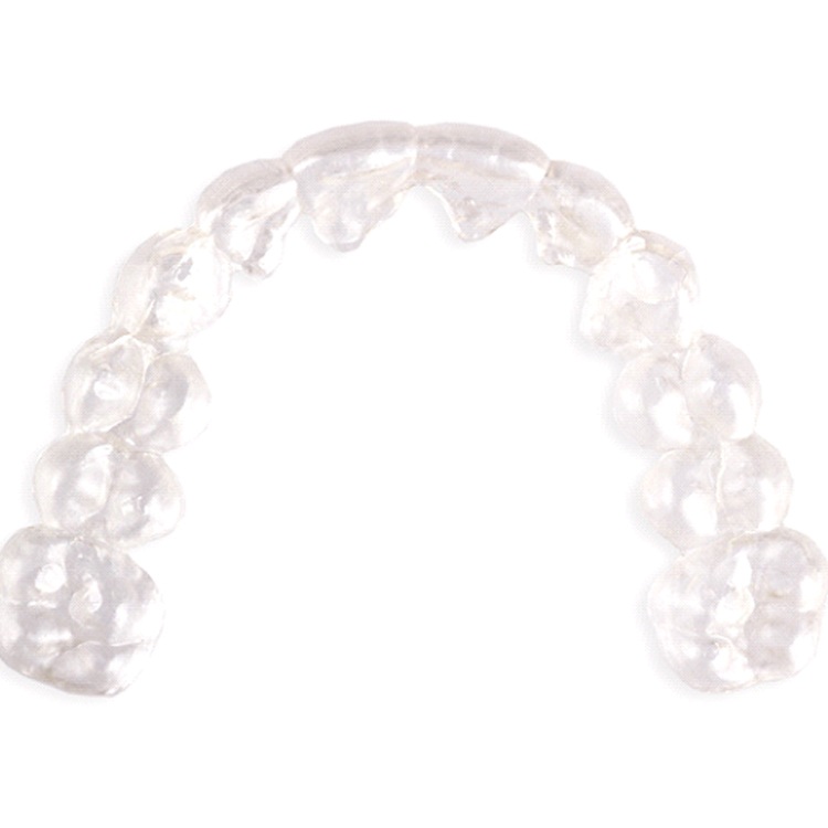 close up of a clear aligner for how clear aligners work