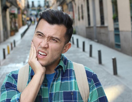 Man with questions for his Boerne emergency dentist