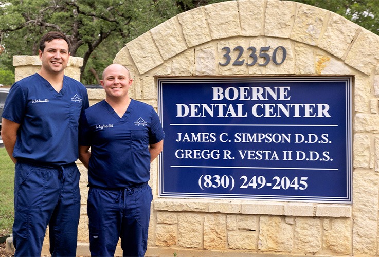 Parking area and Boerne Dental Center office building